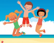 Odalys enfants à la plage