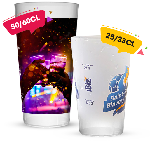 gobelets réutilisables